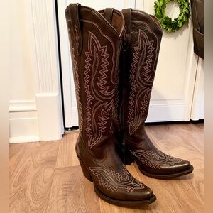 Ariat Casanova western cowboy boot size 8 rich chocolate